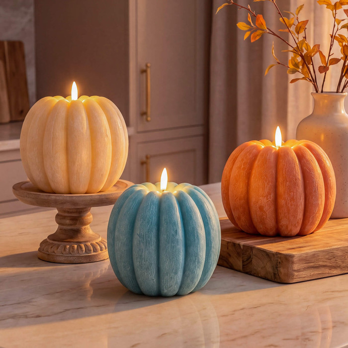 Cozy Candlelit Pumpkin